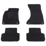 Set covorase auto mocheta Velor AUDI A4/S4 (B8), 11.2007-12.2015, negru,