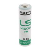 Baterie litiu AA 14500 3.6V Saft (Li-SOCl2) pentru senzori