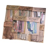 Cumpara ieftin Set 480 autocolante vintage, hartie washi, multicolor