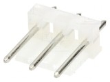Soclu cablu-placă PCB 3 pini 5,08mm THT