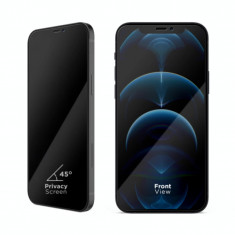 Folie Sticla Hoco 3D Anty-Spy Shatterproof Edges pentru iPhone Xs Max/ 11 Pro Max Negru foto