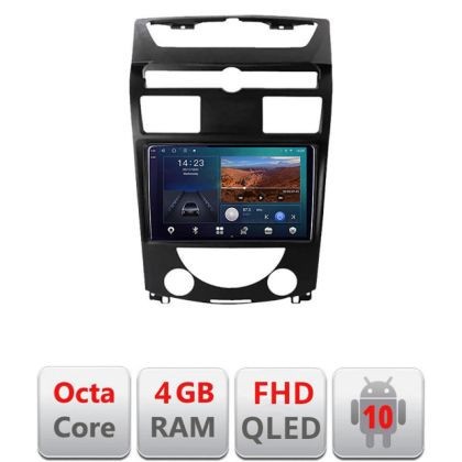 Navigatie Ssang Yong Rexton 2006-2013 B- rexton07 Android Ecran QLED octa core 4+64 carplay android auto kit-rexton07+EDT-E310V3 CarStore Technology