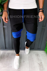 Pantaloni de trening pentru barbati - slim fit -negru- A5964 foto