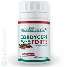 Cordyceps Sinensis Forte (ciuperca tibetana) 60cps (cancer, tumori, hepatita) foto