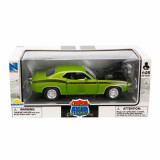 Masina metalica, New Ray, 1970 Plymouth Cuda, Verde, 1:25