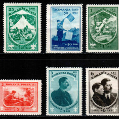 Romania 1932, LP 98, Jamboreea Nationala Sibiu, seria, MNH LUX!