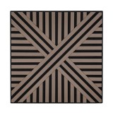 Panou acustic de perete Deco VI cu aspect de stejar uleiat, 60x60x1,8 cm