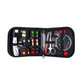 Cumpara ieftin Mini trusa cusut profesionala 70 piese, kit complet reparatii textile cu fermoar, accesorii croitorie, portabila 12.5x12x3.5 cm