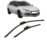 Cumpara ieftin Set stergatoare auto RENAULT LAGUNA III Grandtour (KT0/1) din 2007-2015, pentru parbriz auto, 2 bucati, Bosch Aerotwin, din cauciuc siliconat rezisten