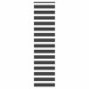 VidaXL Jaluzea tip zebra neagră lățime țesătură 55,9 cm poliester