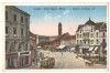 SV * ORADEA * Bihor * PIATA REGINA MARIA * 1927 * tramvai * animata, Circulata, Fotografie, Printata
