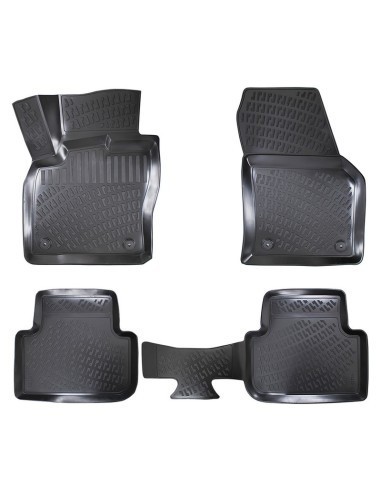 Set covorase auto din cauciuc tip tavita Volkswagen Tiguan II 2016-
