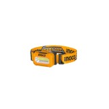 Lanterna cu suport cap super select, 200 lumeni, 50 m, ipx4, rezistent la apa, pentru iluminare portabila - Ingco HHL013AAA5