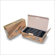 Set 100 inele spire metalice diametru 14.3 mm pentru indosariere - Alb