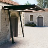 VidaXL Copertină retractabilă manual cu LED, antracit, 3x2,5 m