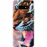 Husa silicon pentru Samsung Galaxy S10 Lite, Angry Tiger Teeth Fresh