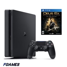 Consola Sony Playstation 4 Slim Ps4 500gb + Controller + Deus Ex: Mankind Divided PlayStation 4, Second-Hand