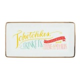 Cumpara ieftin Tava din portelan - Ladyfingers Letterpress High Five | Galison