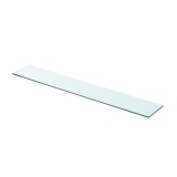 Cumpara ieftin Raft din sticla transparenta, 80 x 12 cm