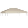 Acoperiș de pavilion, bej, 4 x 3 m, 310 g/m&sup2;