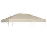 VidaXL Acoperiș de pavilion, bej, 4 x 3 m, 310 g/m&sup2;