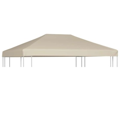 Acoperiș de pavilion, bej, 4 x 3 m, 310 g/m&amp;sup2; foto