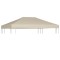 Acoperiș de pavilion, bej, 4 x 3 m, 310 g/m&sup2;