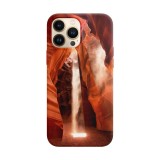 Husa compatibila cu Apple iPhone 13 Mini model Antelope Canyon, Silicon, TPU, Viceversa, Transparent, Carcasa