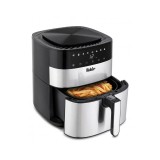 Airfryer/Friteuza cu aer cald Fakir Uno Chefry 5L, 1750W, Ecran digital, 200 &deg;C, 8 programe de gatire presetate (inclusiv deshidratare), Timer, Negru