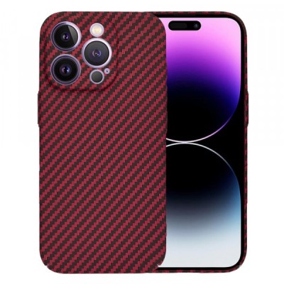 Husa pentru Apple iPhone 14 Pro Max, Techsuit, Carbonite FiberShell, Rosie foto