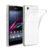 Husa SONY Xperia Z1 Compact - Ultra Slim (Transparent), Silicon, Carcasa