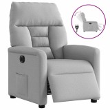 VidaXL Scaun reclinabil electric Cloud Grey Fabric