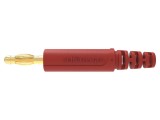 Conector banană 4mm, 32A, roşie