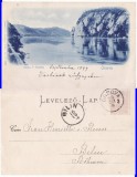Orsova - Dunarea la Cazane- clasica 1899, Circulata, Printata