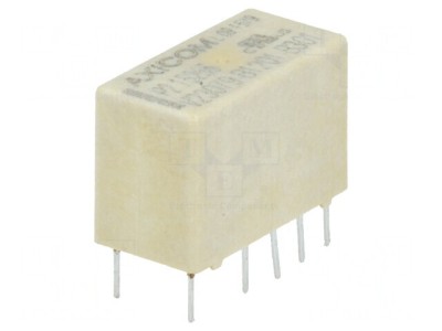 Releu electromagnetic DPDT 12VDC 2A THT foto