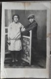 Foto interbelica tip CP atelier Costica ACSINTE / Solobozia / Ialomita / rar