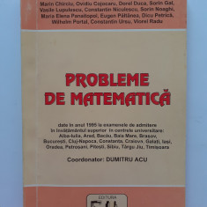 Probleme de matematica 1995 admitere la facultate - Dumitru Acu si altii