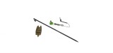 Set Senzor Pescuit Camuflaj, Avertizor cu Swinger Luminos MK2 &amp; Pichet Telescopic Reglabil, Rezistent la Apa