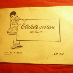 Plic cu Reclama pt. Etichete scolare nr 1/1964