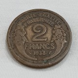 FRANȚA - 2 FRANCS - 1938 - starea care se vede (M7), Europa