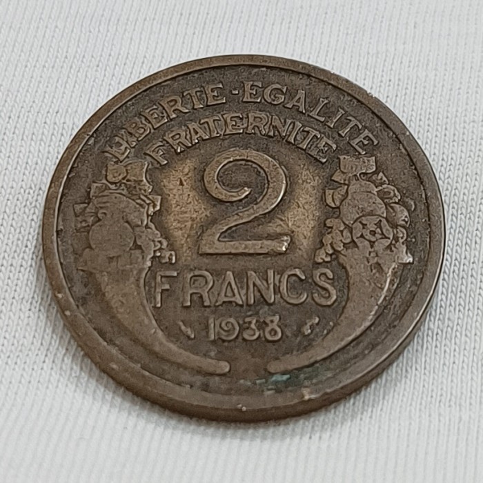 FRANȚA - 2 FRANCS - 1938 - starea care se vede (M7)