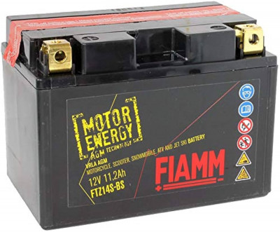 Baterie Moto Fiamm Motor Energy AGM 11.2Ah 230A 12V FTZ14S-BS foto