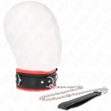 Kink Collar &amp; Gag-Colier Masiv cu Curea 65 cm Model 3 Reglabil