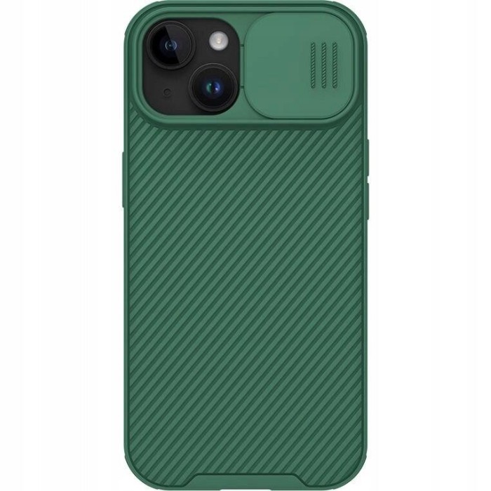 Husa pentru Apple iPhone 15, Nillkin, Policarbonat, Verde