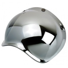 Viziera oglinda cromata (argintie) (bubble visor) casca Custom Rider &ndash; Le Mans &ndash; Le Mans SV