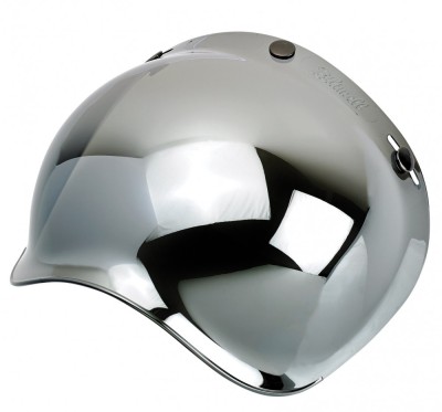 Viziera oglinda cromata (argintie) (bubble visor) casca Custom Rider &amp;ndash; Le Mans &amp;ndash; Le Mans SV foto