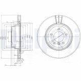 DELPHI BG3959 Disc frana