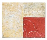 Cumpara ieftin Tablou abstract pictat manual, Compozitie abstracta 8, 60x50cm ulei pe panza in relief efect 3D, gata de agatat pe perete