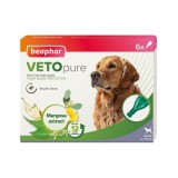 Pipete Antiparazitare Beaphar Vetopure Spot On Dog, M/L, &gt;15 kg, 6 buc