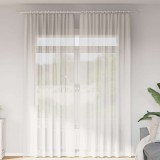 Gossi perdele voile cu bucle 2 buc alb 140x260 cm